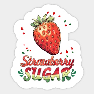 Strawberry Sugar Sticker